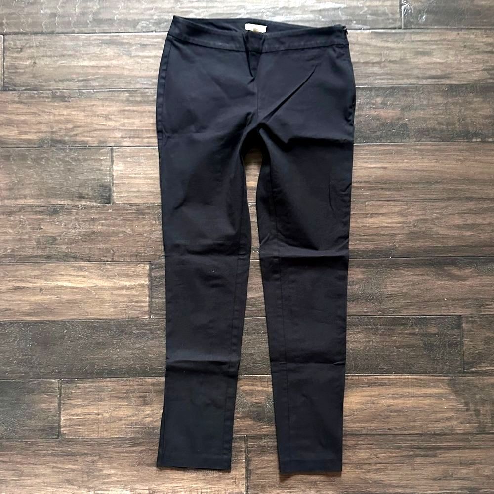 EILEEN FISHER Sleek Black Crop Pant Sz XS